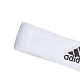 adidas Interval 3/4-inch Bicep Band, White/Black, One Size