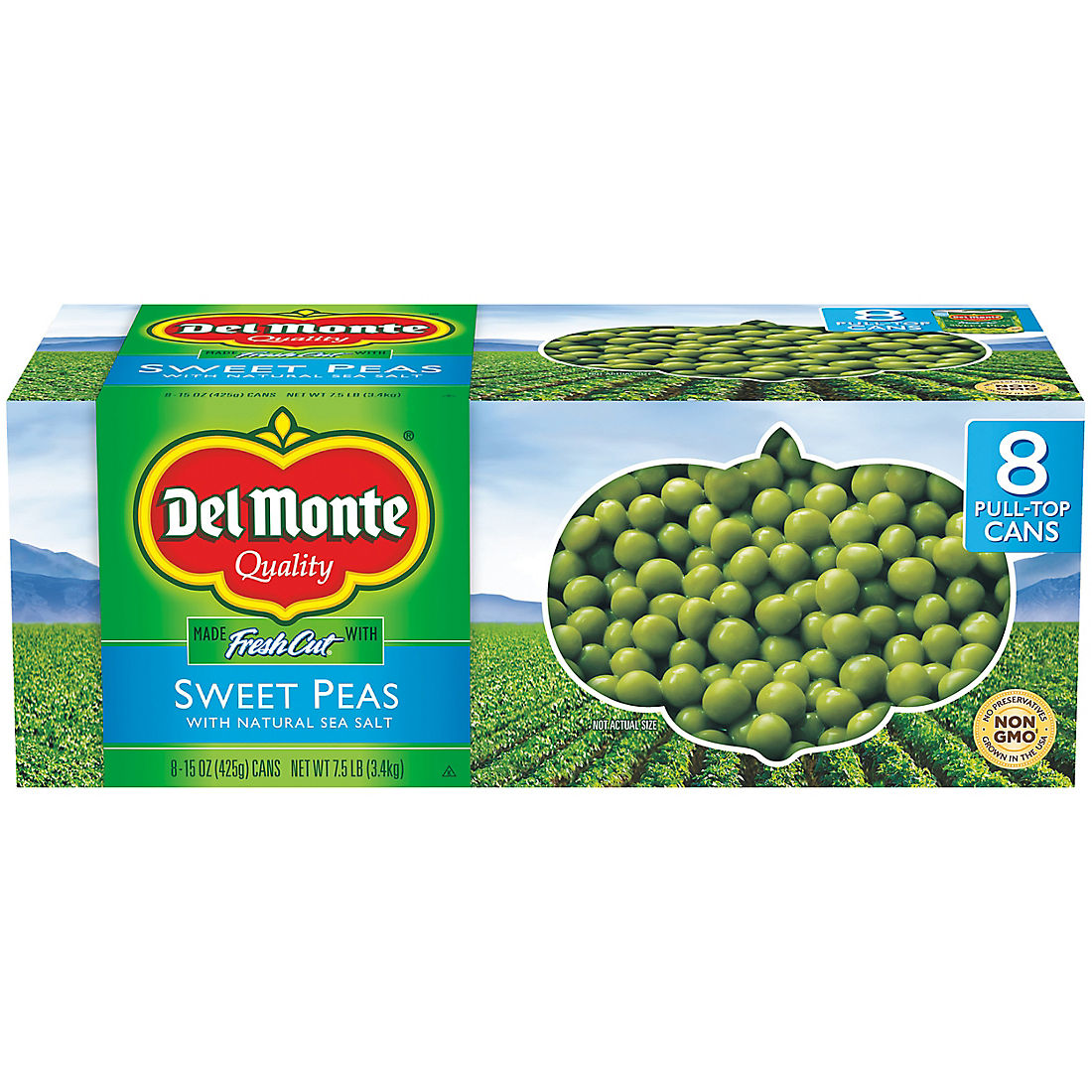 Del Monte Sweet Peas, 8 pk./15 oz.