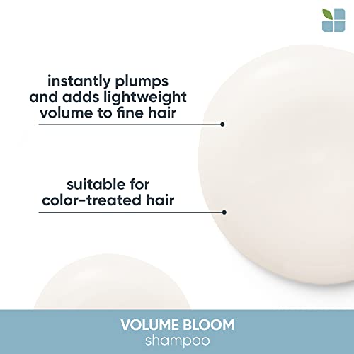 Biolage Volume Bloom Shampoo | Volumizing Shampoo | Lightweight Volume & Shine | For Fine Hair | Paraben & Silicone-Free | Vegan | Cruelty Free | Salon Shampoo | 13.5 Fl. Oz