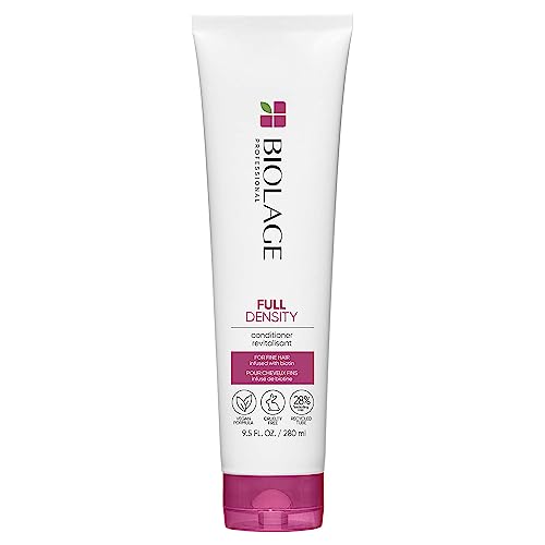 Biolage Full Density Thickening Conditioner | Moisturizes & Adds Fullness | With Biotin | For Thin & Fine Hair Types | Vegan | Cruelty-Free | 9.5 Fl. Oz