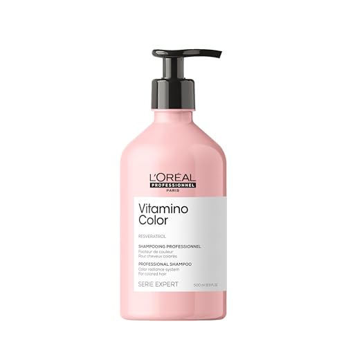 LOreal Professionnel Vitamino Color Shampoo | Protects & Preserves Hair Color | Prevents Damage | Adds Vibrancy & Enhances Shine | For Color Treated Hair | 16.9 Fl. Oz.