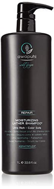 Awapuhi Wild Ginger by Paul Mitchell Nourishing Moisturizing Lather Shampoo, Ultra Rich, Color-Safe Formula, For Dry, Damaged + Color-Treated Hair, 33.8 fl. oz.