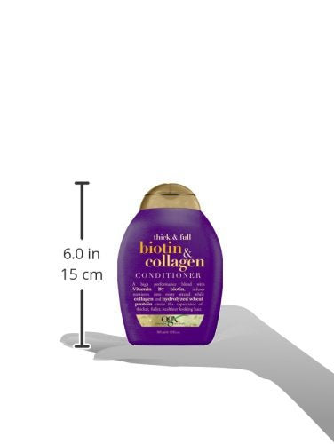 OGX Thick & Full + Biotin & Collagen Conditioner, Salon Size, 25.4 Fl Oz