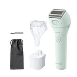 Panasonic Close Curves Electric Razor for Women, Cordless 3-Blade Shaver with Pop-Up Trimmer, Wet Dry Operation - ES-WL60-G (Mint)