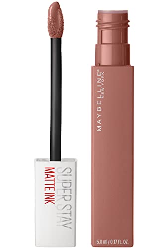 Maybelline New York Super Stay Matte Ink Liquid Lipstick Makeup, Long Lasting High Impact Color, Up to 16H Wear, Exhilarator, Ruby Red, 1 Count