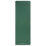 Gaiam Essentials Thick Yoga Mat - Fitness and Exercise Mat with Easy-Cinch Carrier Strap Included - Soft Cushioning and Textured Grip - Multiple Colors Options (Green, 72"L X 24"W X 2/5 Inch Thick)