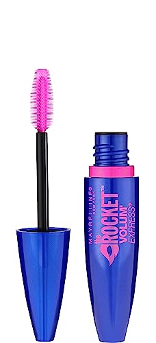 Maybelline New York Volum Express The Rocket Volumizing Washable Mascara, Blackest Black, 1 Count