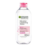 Garnier SkinActive Micellar Water for All Skin Types, Facial Cleanser & Makeup Remover, 13.5 Fl Oz (400mL), 2 Count (Packaging May Vary)