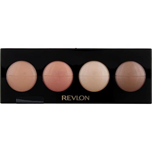 Revlon Crème Eyeshadow Palette, Illuminance Eye Makeup with Crease- Resistant Ingredients, Creamy Pigmented in Blendable Matte & Shimmer Finishes, 730 Skin Lights, 0.12 Oz