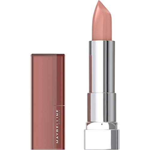 Maybelline New York Color Sensational Lipstick, Lip Makeup, Cream Finish, Hydrating Lipstick, Nude Lust, Nude ,1 Count