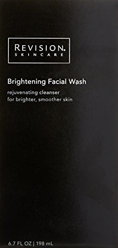 Revision Skincare Brightening Facial Wash, Brightens skin with radiant-boosting Vitamin C, Exfoliates dead surface cells for softer, smoother skin, Combines with Vitamin E, 6.7 Fl Oz