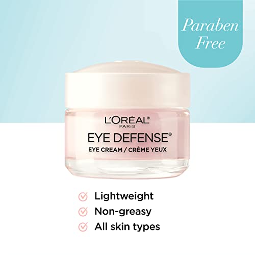 LOreal Paris Dermo-Expertise Eye Defense Eye Cream with Caffeine and Hyaluronic Acid 0.5 oz