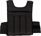 RUNmax 12lb-140lb Weighted Vest (Without Shoulder Pads, 40lb), Black