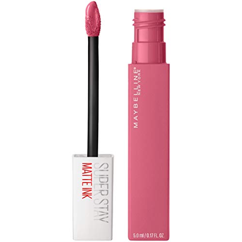 Maybelline New York Super Stay Matte Ink Liquid Lipstick Makeup, Long Lasting High Impact Color, Up to 16H Wear, Inspirer, Light Mauve Pink, 1 Count