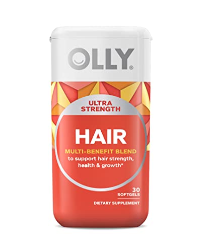 OLLY Heavenly Hair Gummy, Supports Healthy Hair, Keratin, Biotin, AMLA, Chewable Supplement, 30 Day Supply - 60 Count