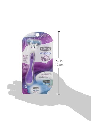 Schick Hydro Silk Sensitive Skin Razor for Women with 2 Moisturizing Razor Blade Refills