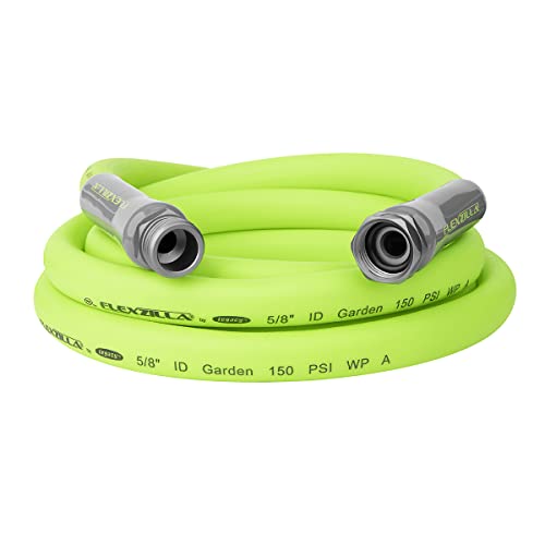 Flexzilla Garden Hose 5/8 in. x 25 ft, Heavy Duty, Lightweight, Drinking Water Safe, ZillaGreen - HFZG525YW-E