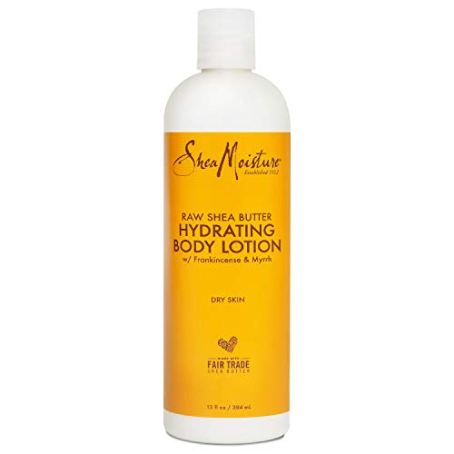 Sheamoisture Hydrating Body Lotion for Dry Skin Raw Shea Butter Paraben Free Lotion 13 oz