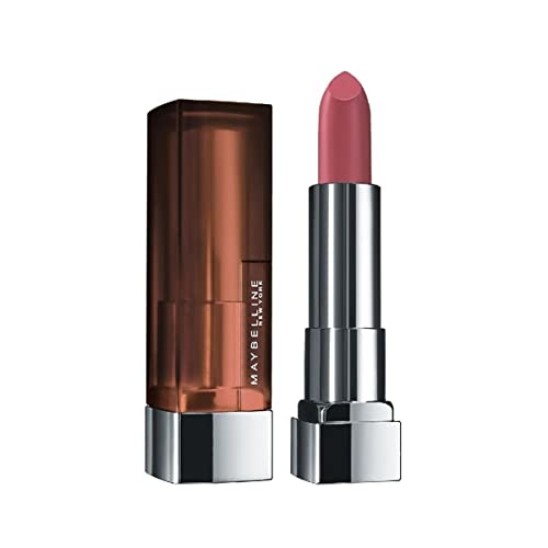 Maybelline New York Color Sensational Lipstick, Lip Makeup, Matte Finish, Hydrating Lipstick, Nude, Pink, Red, Plum Lip Color, Divine Wine, 1 Count