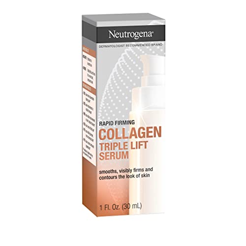 Neutrogena Rapid Firming Peptide Contour Lift Face Cream, Moisturizing Daily Facial Cream to visibly firm & lift skin plus smooth the look of wrinkles, Mineral Oil- & Dye-Free, 1.7 oz