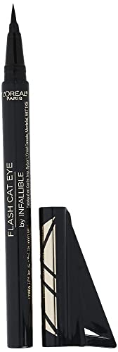 L’Oréal Paris Makeup Infallible Flash Cat Eye Waterproof Liquid Eyeliner, Black