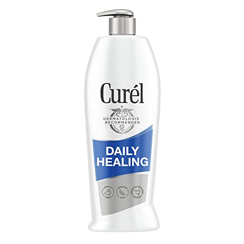 Curél Daily Healing Body Lotion for Dry Skin, Hand and Moisturizer Repairs Skin Retains Moisture, with Advanced Ceramides Complex, 20 Ounce