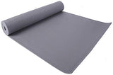 BalanceFrom Go Yoga All Purpose High Density Non-Slip Exercise Yoga Mat with Carrying Strap, 1/4", Black