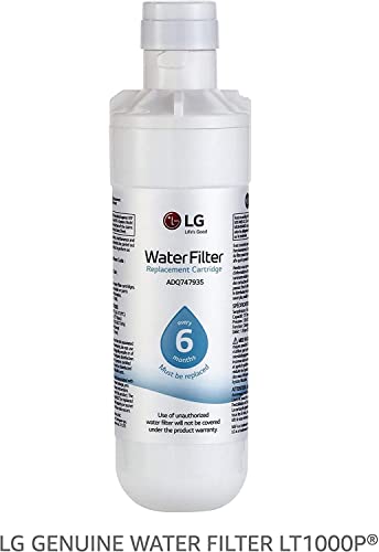 LG LT1000P - 6 Month / 200 Gallon Capacity Replacement Refrigerator Water Filter (NSF42, NSF53, and NSF401) ADQ74793501, ADQ75795105, or AGF80300704 , White