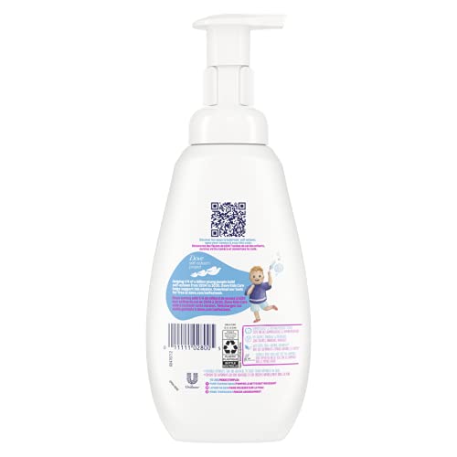 Dove Foaming Body Wash For Kids Coconut Cookie Sulfate-Free Skin Care, 13.5 Fl Oz, Pack of 4