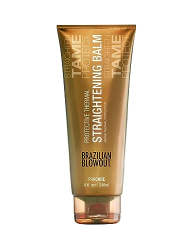 Brazilian Blowout Protective Thermal Straightening Balm, 8 Fl Oz (Pack of 1)