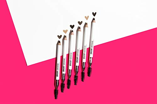 Eyebrow Pencil By Wet n Wild Brow-Sessive Brow Makeup Pencil Liner Blending Brush, Precise, Fine Tip, Shapes, Defines, Fills, Medium Brown