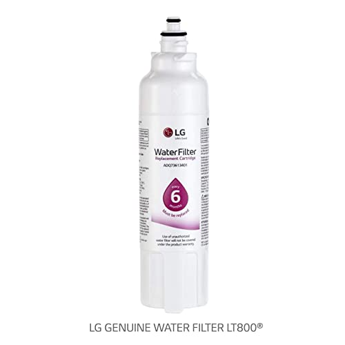 LG LT800P- 6 Month / 200 Gallon Capacity Replacement Refrigerator Water Filter (NSF42 and NSF53) ADQ73613401, ADQ73613408, or ADQ75795104 , White