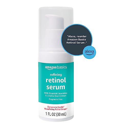 Amazon Basics Refining Retinol Serum, 1 Fluid Ounce, 1-Pack