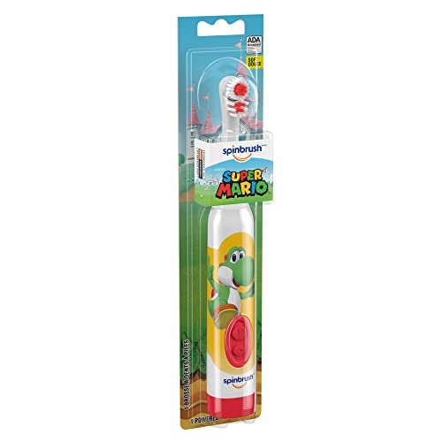 PAW Patrol Kid’s Spinbrush Electric Battery Toothbrush, Soft, 1 ct, Character May Vary