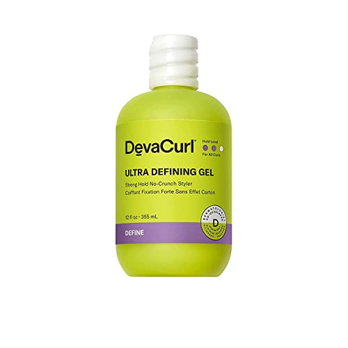 DevaCurl Ultra Defining Gel Strong Hold No-Crunch Styler, Bright Breeze, 12 fl. oz.