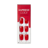 KISS imPRESS Color Press-On Nails Polish-Free Manicure Set, ‘Serendipity’, 30 Chip-Proof, Smudge-Proof Fake Nails