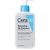 CeraVe SA Cleanser | Salicylic Acid Cleanser with Hyaluronic Acid, Niacinamide & Ceramides| BHA Exfoliant for Face | Fragrance Free Non-Comedogenic | 16 Ounce