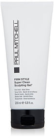 Paul Mitchell Super Clean Sculpting Gel, Firm Hold, High Shine Finish Hair Gel, For All Hair Types, 6.8 fl. oz.