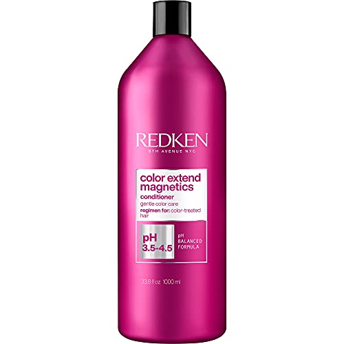 Redken Color Extend Magnetics Conditioner | For Color Treated Hair | Protects Color & Adds Shine | With Amino Acid | Sulfate-Free | 10.1 Fl Oz (Pack of 1)