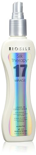 BioSilk Silk Therapy, 17 Miracle Leave In Conditioner, Clear, 5.64 Fl Oz