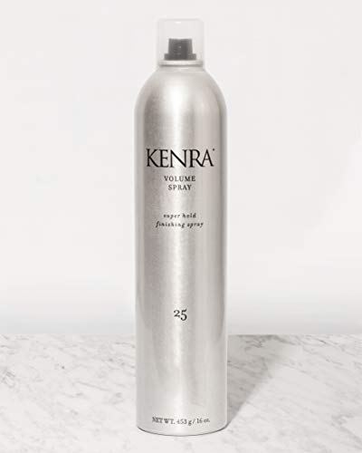 Kenra Volume Spray 25 80% | Super Hold Finishing & Styling Hairspray | Flake-free & Fast-drying | Wind & Humidity Resistance | All Hair Types | 10 oz