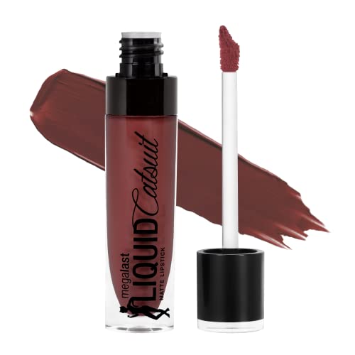 wet n wild Megalast Liquid Catsuit Lipstick, Give Me Mocha, 6 Gram