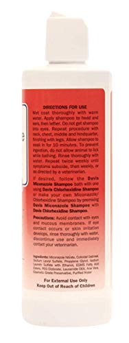 Davis Miconazole Pet Shampoo, 12 Oz,beige