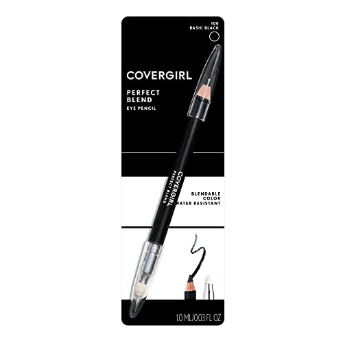 COVERGIRL Perfect Blend Eyeliner Pencil, 110 Black Brown, 0.03 Fl Oz, 2 Count