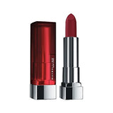 Maybelline New York Color Sensational Lipstick, Lip Makeup, Matte Finish, Hydrating Lipstick, Nude, Pink, Red, Plum Lip Color, Divine Wine, 1 Count