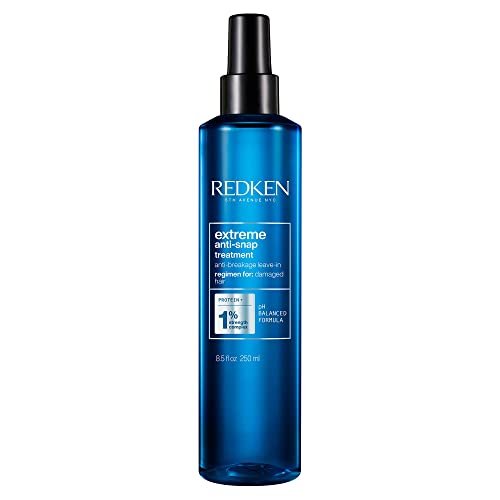 REDKEN Anti-Breakage Leave-In Treatment, Conditioner For Dry, Damaged Hair, Fortifies and Helps Reduce Breakage, Infused With Proteins, Extreme Anti-Snap, 250 ml