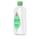 Johnsons Baby Oil, Mineral Oil Enriched with Aloe Vera and Vitamin E, 20 fl. oz