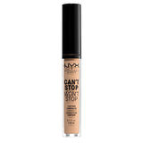 NYX PROFESSIONAL MAKEUP Can't Stop Won't Stop Contour Concealer, 24h Full Coverage Matte Finish - Natural