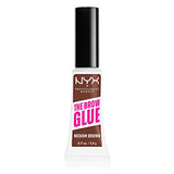 NYX PROFESSIONAL MAKEUP The Brow Glue, Extreme Hold Tinted Eyebrow Gel - Medium Brown