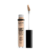 NYX PROFESSIONAL MAKEUP Can't Stop Won't Stop Contour Concealer, 24h Full Coverage Matte Finish - Natural